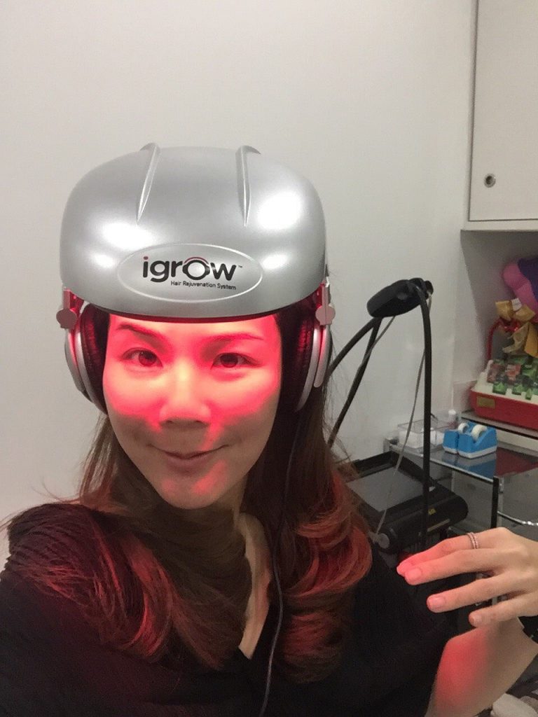 หมวกเลเซอร์แสงรักษาผมบาง igrow คริสตัลคลินิก มหาสารคาม