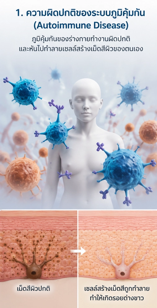 ด่างขาว-ความผิดปกติของระบบภูมิคุ้มกัน-Autoimmune-Disease