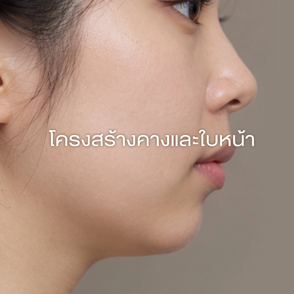โครงสร้างคางและใบหน้า