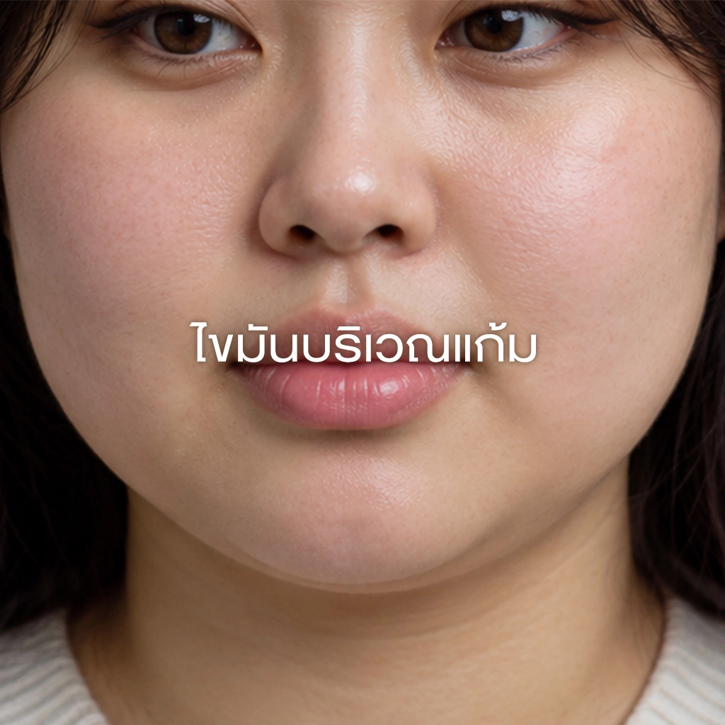 ไขมันบริเวณแก้ม