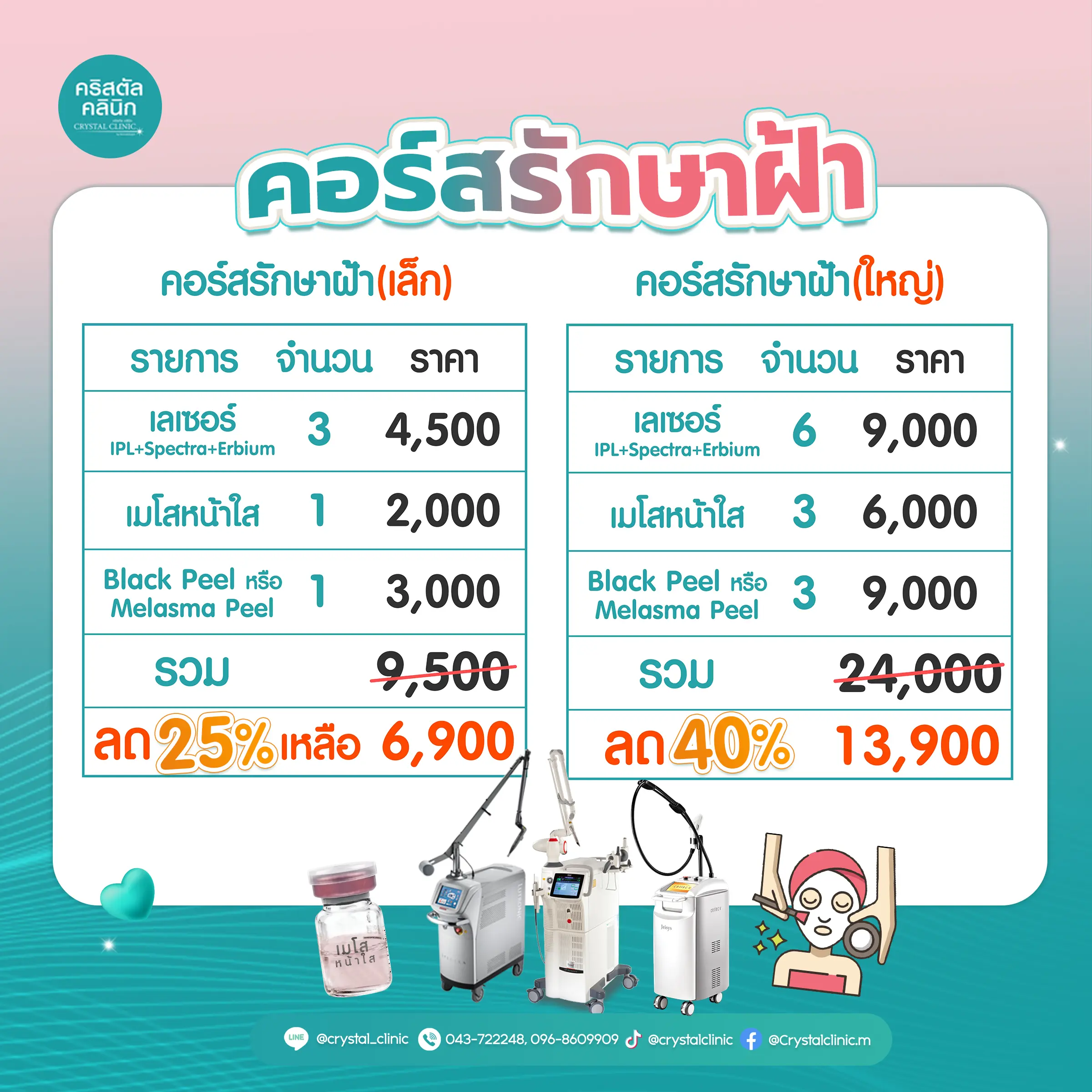 คอร์สรักษาฝ้า คอร์สรักษาฝ้า