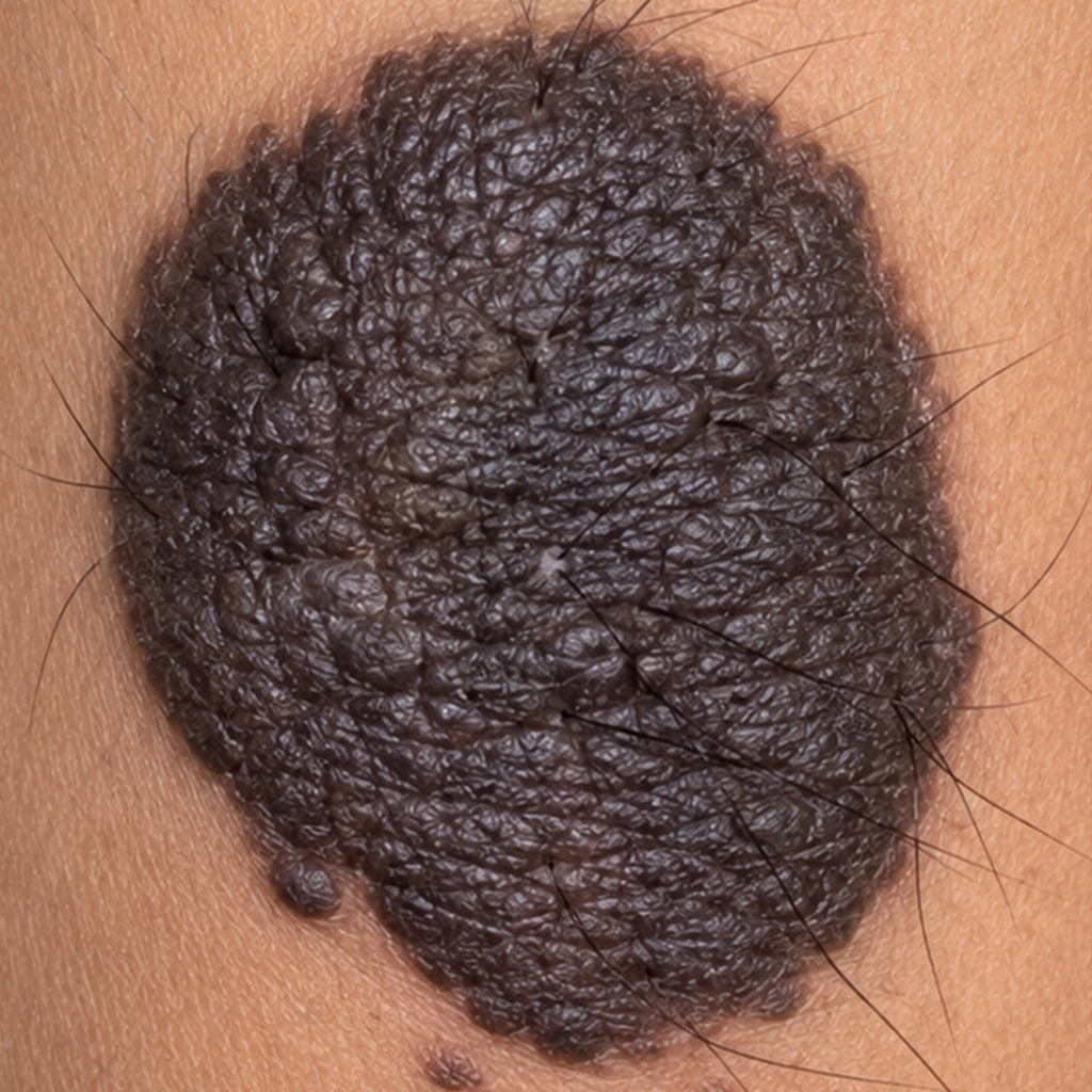 ปานดำแต่กำเนิด (Congenital Melanocytic Nevus)