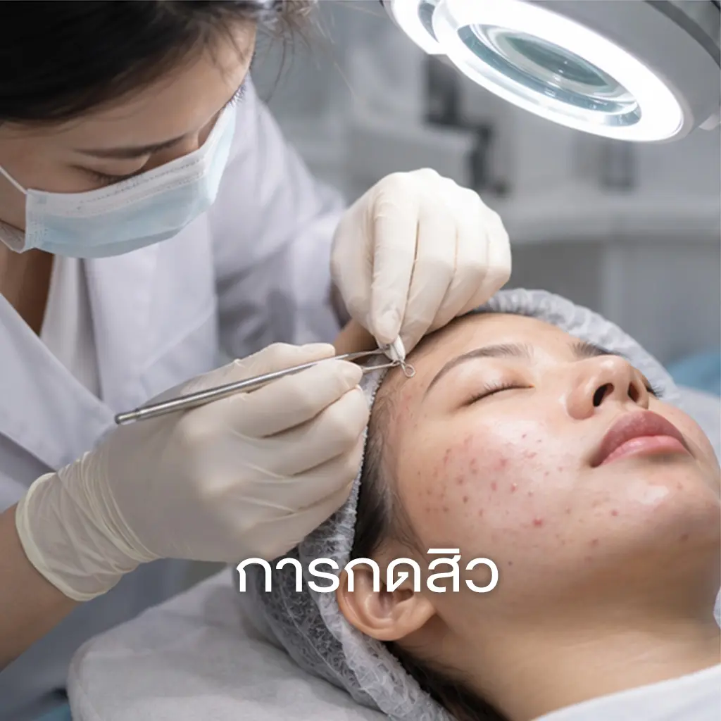 การกดสิว