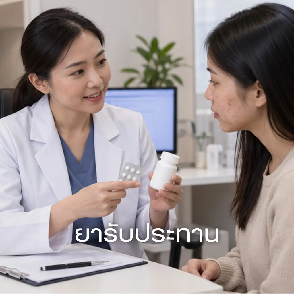 ยารับประทานรักษาสิว