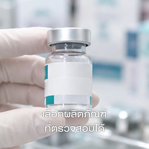 เลือกผลิตภัณฑ์ที่ตรวจสอบได้